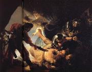 Rembrandt van rijn The Blinding of Samson oil painting artist
